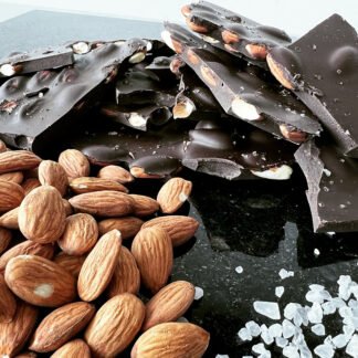 Bark de almendra y sal de mar